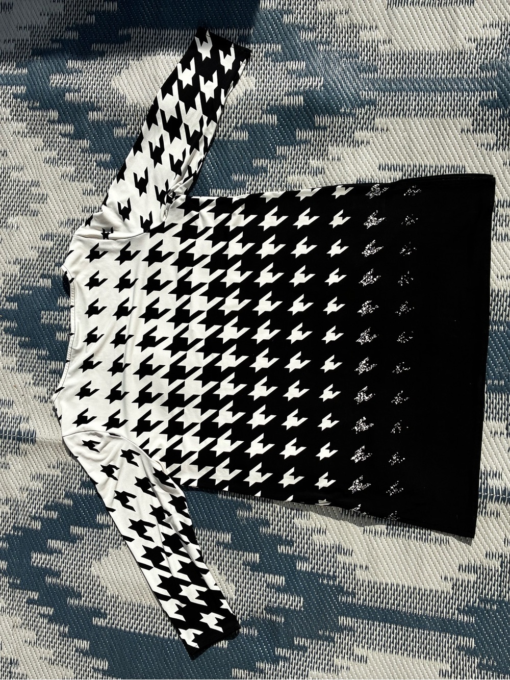 Alfani Classic Houndstooth Long-Sleeve Tunic Dress. M - Picture 5 of 8
